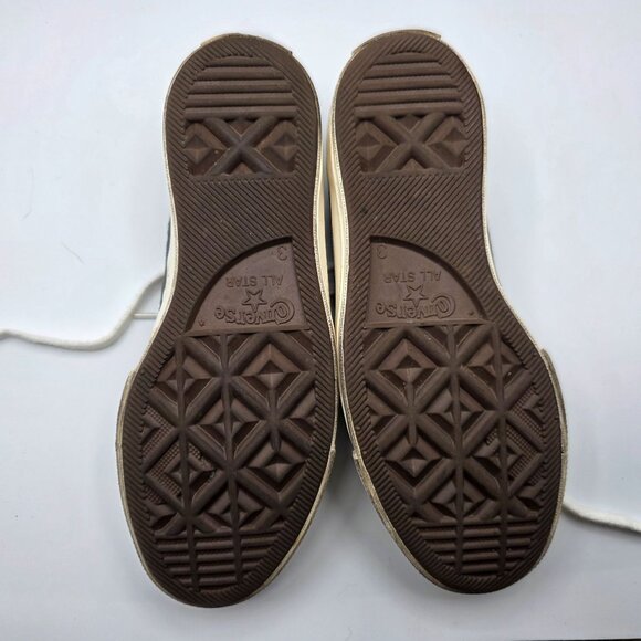 Converse Comme Des Garcons CDG PLAY x Chuck 70 Womens Sz 5 Low Steel Grey Shoes - Picture 8 of 13